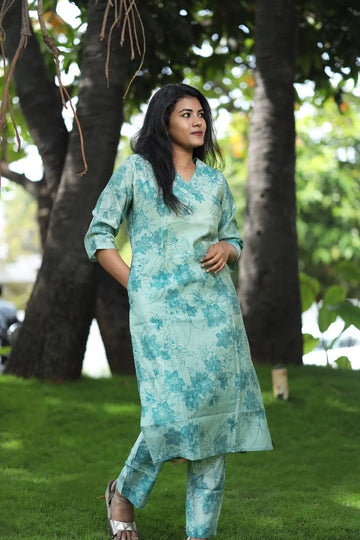 Ocean Breeze Floral Coord set