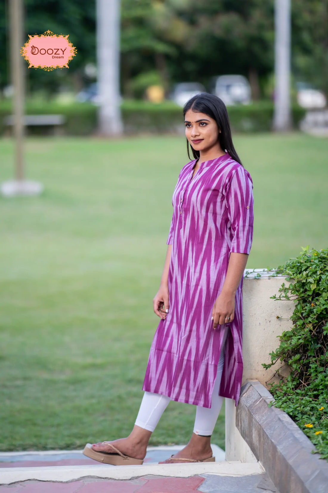 Ikkat Eleganze Kurta