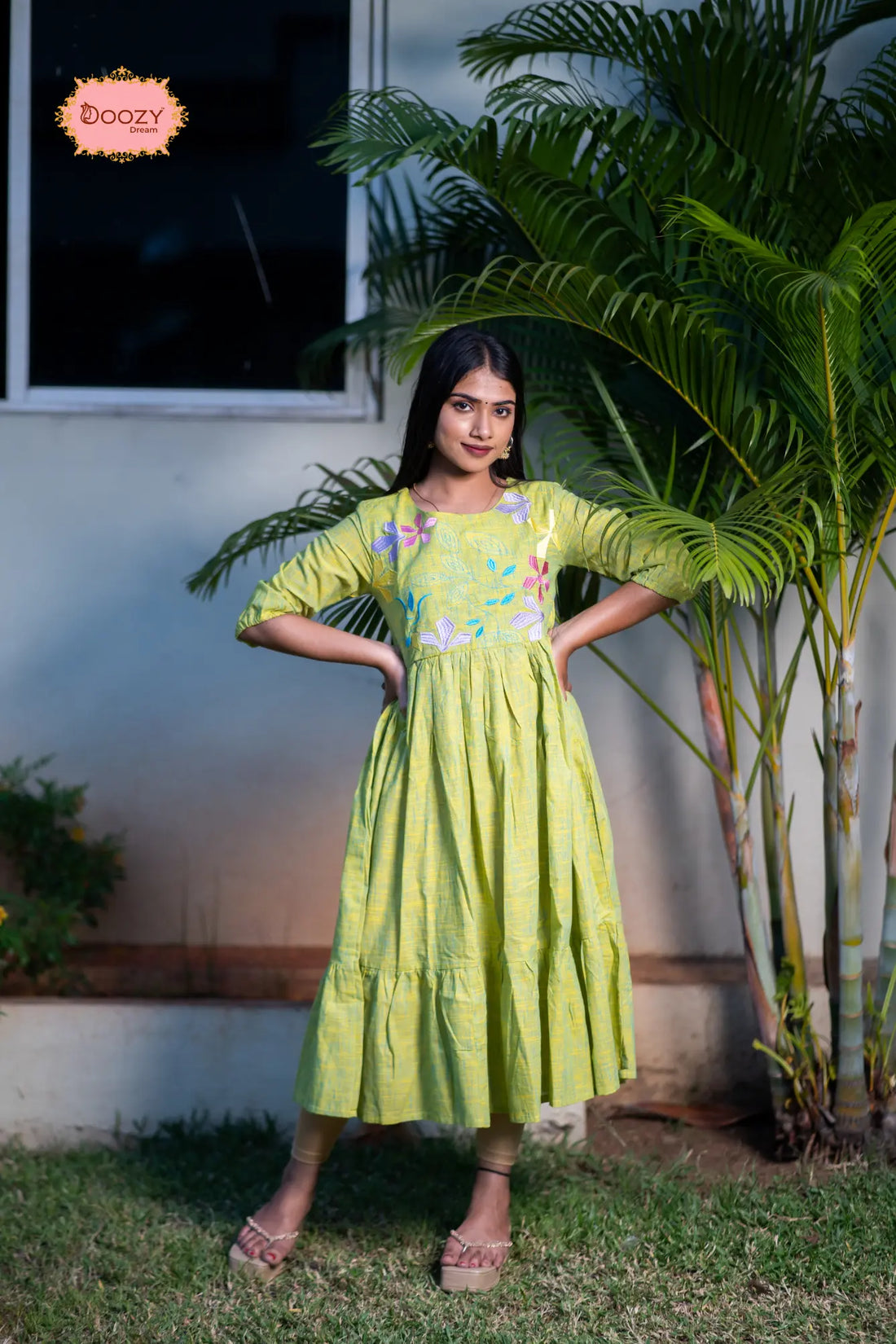 Petal Weave Embroidered