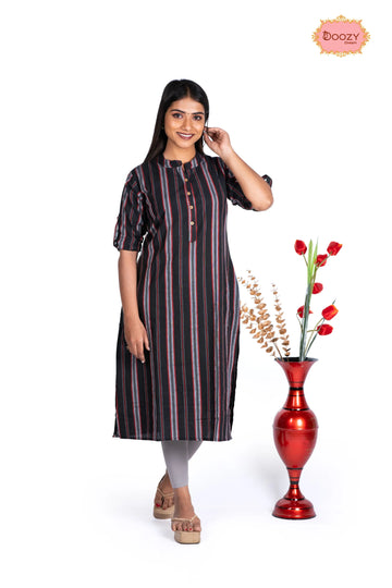 Midnight Stripes Kurta