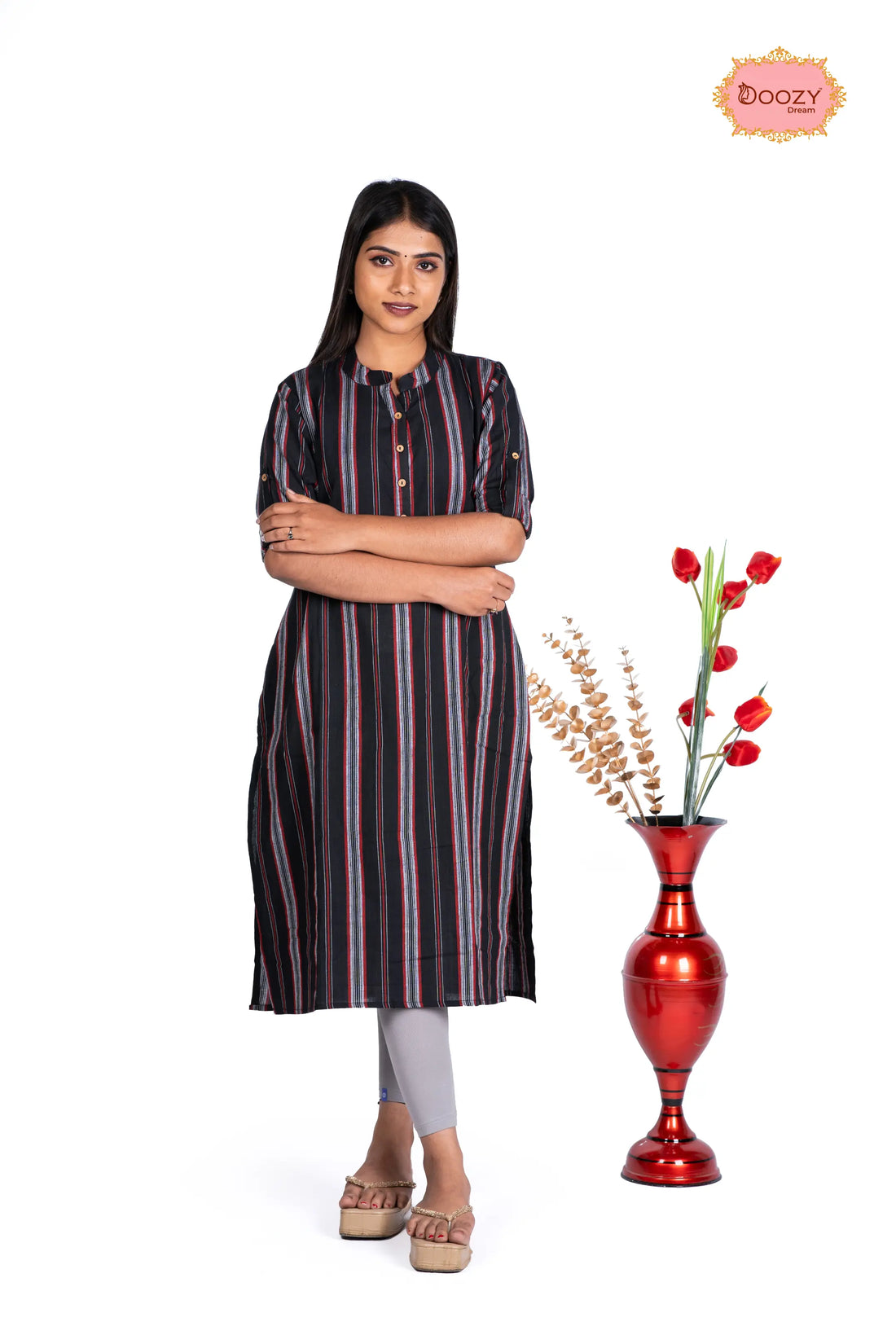 Midnight Stripes Kurta