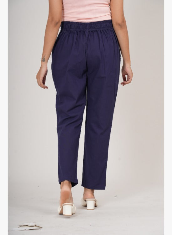 Navy Straight Pant