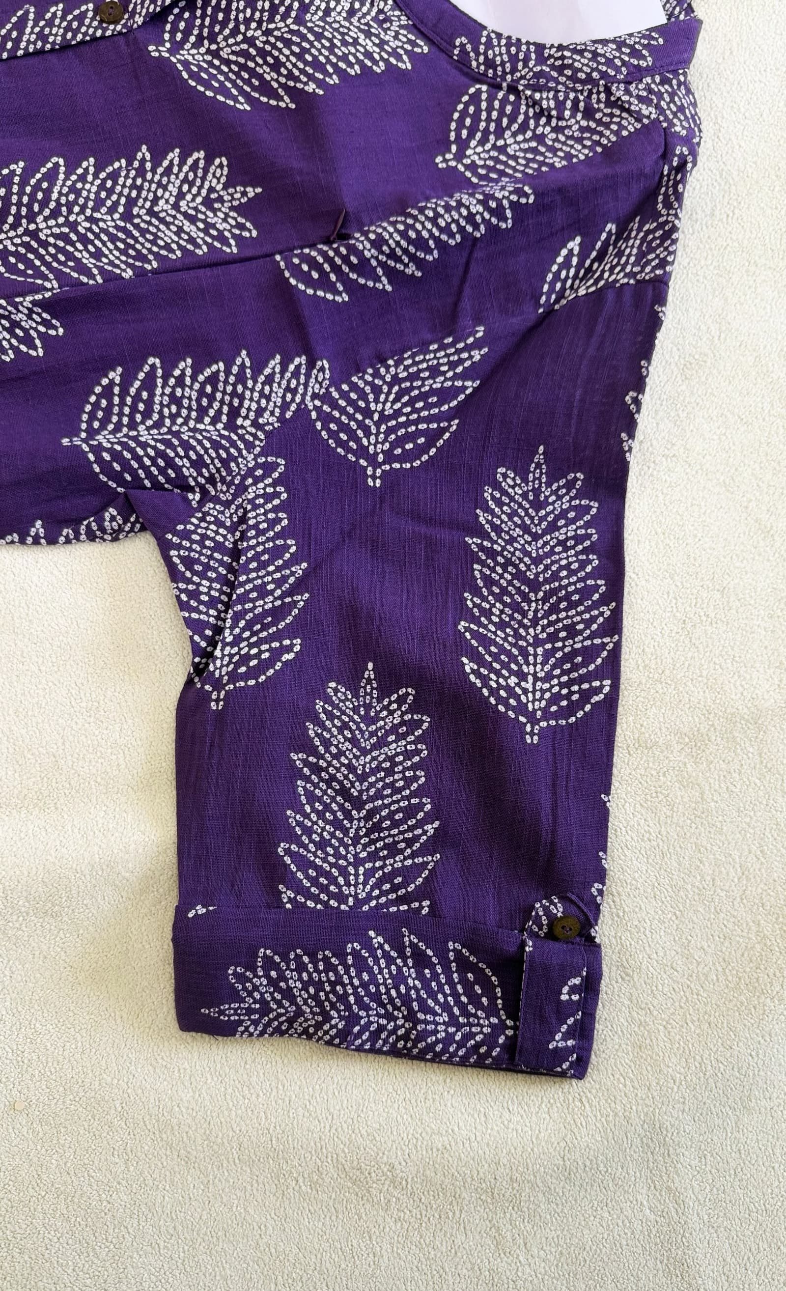 Women’s Purple Cotton Feeding Top in Purple