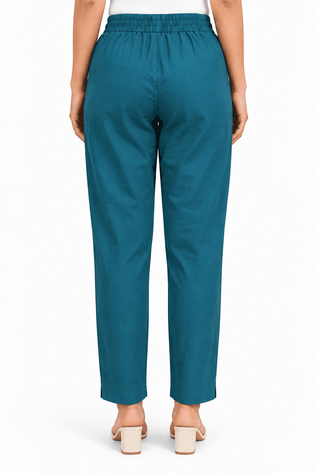 Women’s Ramar Green Straight-Fit Pants in  Ramar Green 3