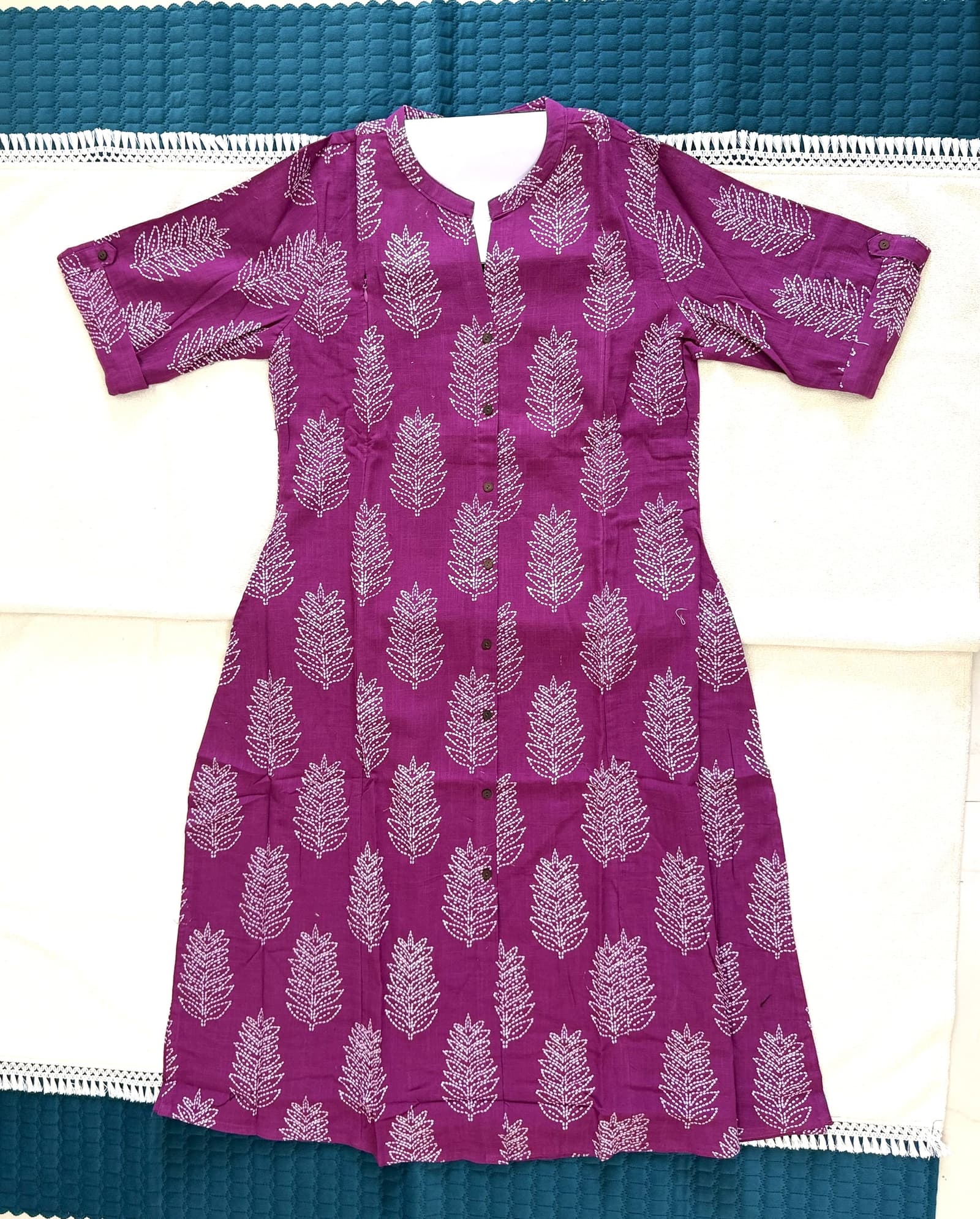 Women’s Wine Pink Cotton Feeding Top in Wine Pink / Magenta