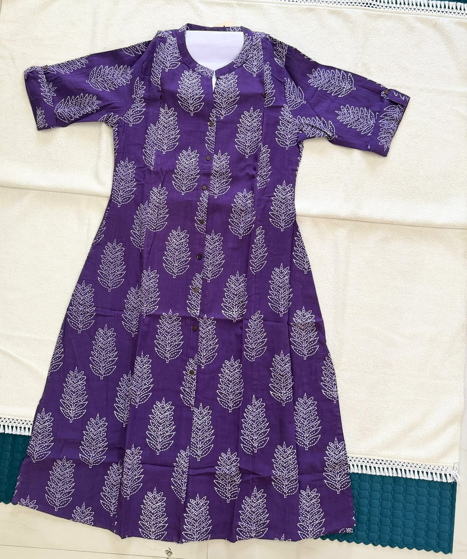 Women’s Purple Cotton Feeding Top in Purple