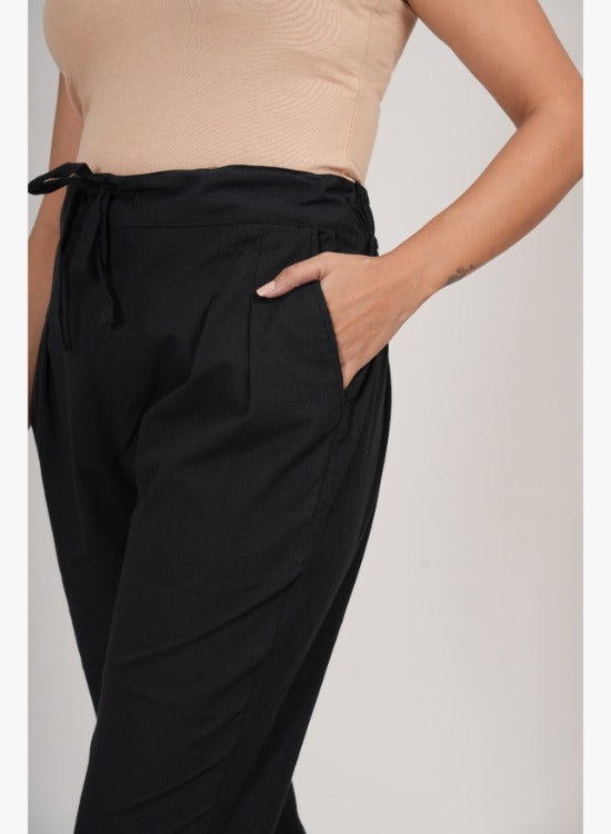 Black Straight Pant