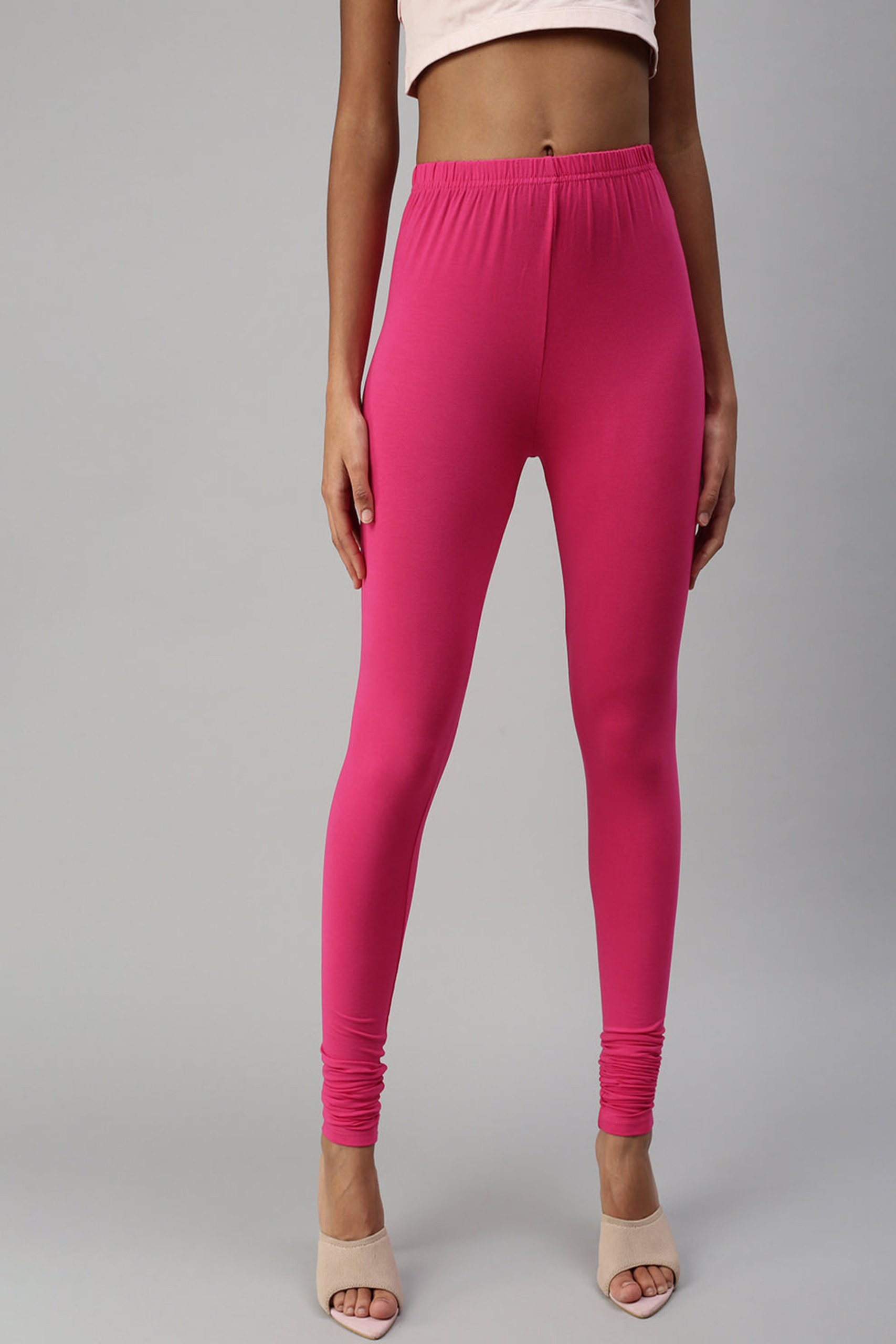 Rani Pink Colour Leggings