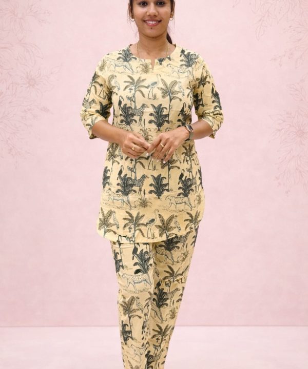 Safari Printed Night Suit Set