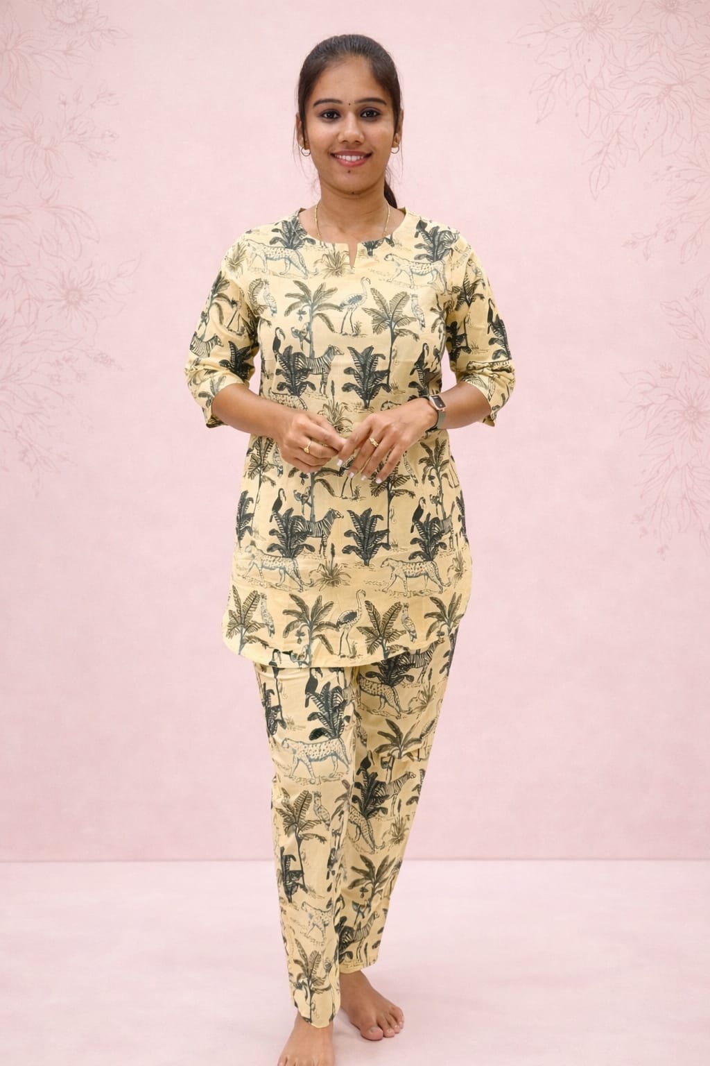 Safari Printed Night Suit Set